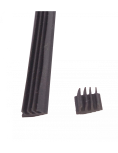 FELPA 7 MM PVC NEGRO X 200MTS