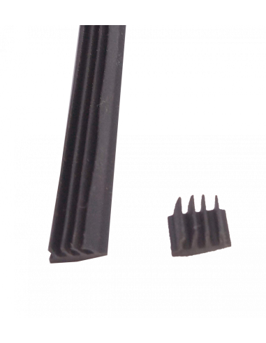 FELPA 7 MM PVC NEGRO X 200MTS