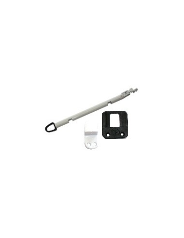 BRAZO DE EMPUJE 30 CM FIJA BAJO C/VIDRIO BLANCO