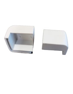 T116 TAPA LATERAL GUIA COND. BLANCO X PAR