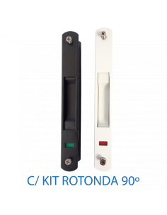 CIERRE LAT DUO WL004 D NEGRO C/KIT ROTONDA 90 2