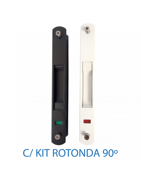 CIERRE LAT DUO WL004 D NEGRO C/KIT ROTONDA 90