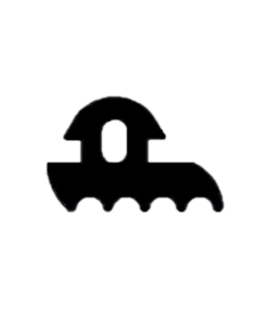 B-67 BURLETE HERMETICIDAD DOBLE NEGRO