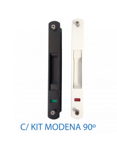 CIERRE LAT DUO WL004 D C/KIT MODENA 90 2