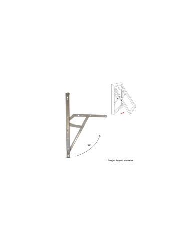 H36 BISAGRA A FRICCION 350MM - AC. INOX. 201 X PAR