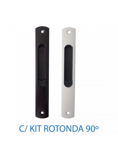 CIERRE LAT H54 NEGRO C/KIT ROTONDA  90º